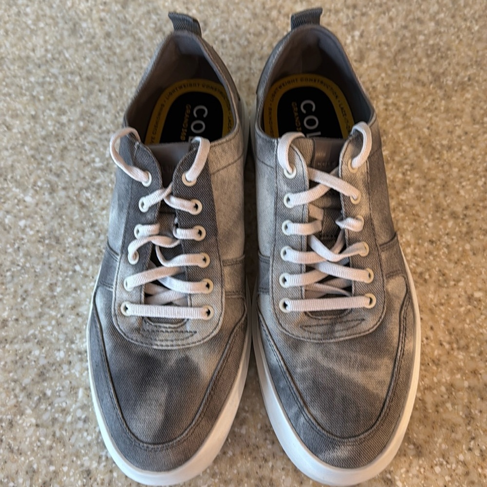 Cole Hann Men’s Size 8.5 GrandPro Rally Canvas Cross Court Color Quiet Shade